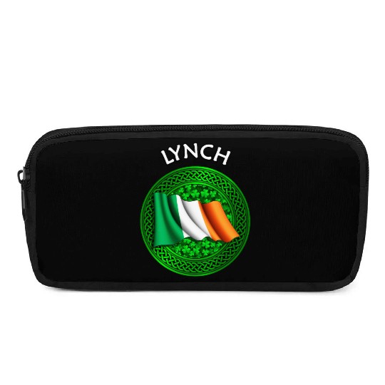 Lynch Shamrock & Irish Flag Pencil Cases