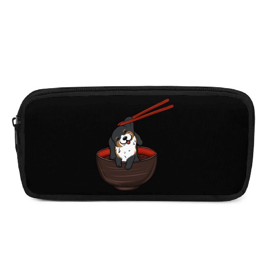 Bernese Mountain Dog Dipping Noodles Pencil Cases