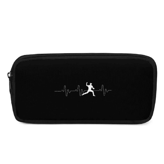 Baseball Pitcher Heartbeat Baseball Pitching Close Pencil Cases
