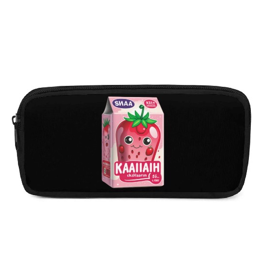 Strawberry Milk Kawaii Pencil Cases