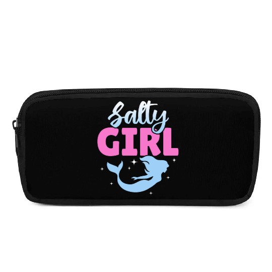 Girl Salty Mermaid Lover Pencil Cases