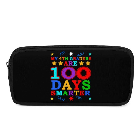 100th Day 4th Grade Teacher 100 Days Of School Pencil Cases