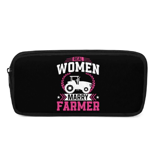 Farming Farmer Husband Wife Pencil Cases