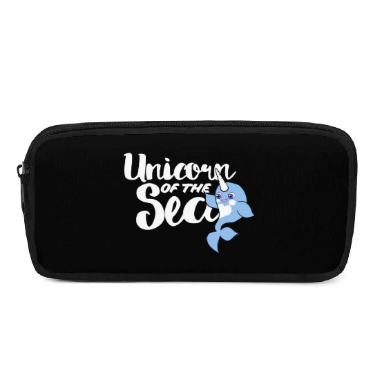 Unicorn of the sea narwhal humor Pencil Cases