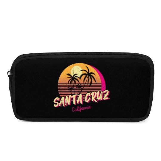 Retro Santa Cruz California Pencil Cases