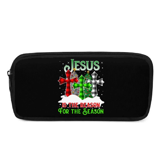 Jesus Is the Reason for the Season Holiday Christm Pencil Cases