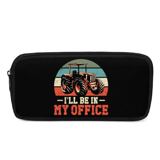 Farming Farmer Vintage Tractor Pencil Cases
