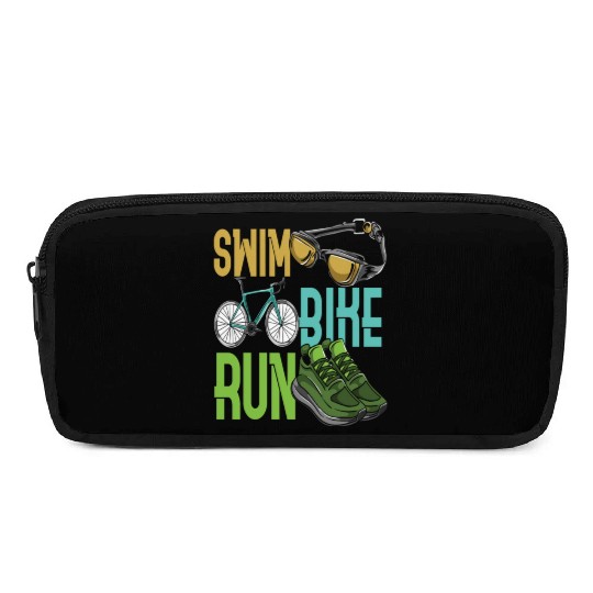 Children Triathlet Swim Bike Run Triathlon Pencil Cases