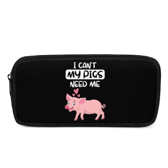 Farm Animal Piglet Farmer Funny Gift Pig Pencil Cases