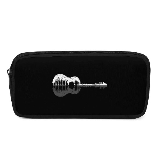 Lake with guitar reflection - guitar lover Pencil Cases