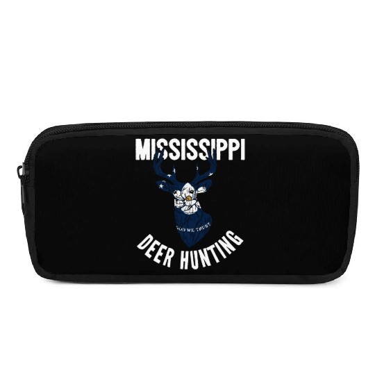 Mississippi Deer Hunting Buck Stag Hunter Pencil Cases