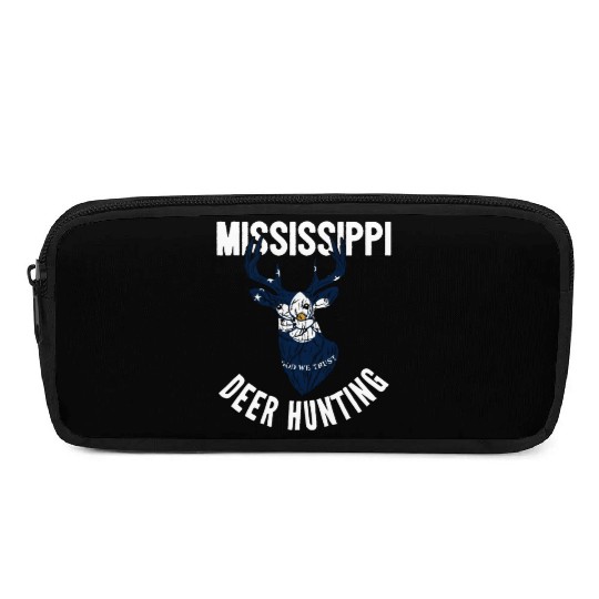 Mississippi Deer Hunting Buck Stag Hunter Pencil Cases