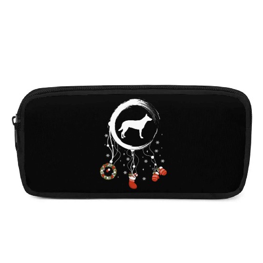 dog dreamcatcher Christmas Australian Kelpie Pencil Cases