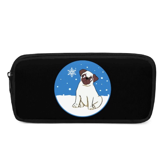 Curious Pug Pencil Cases