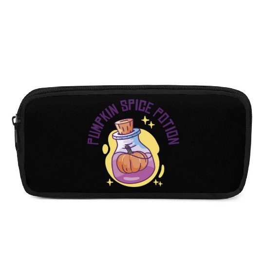 Pumpkin Spice Potion Coffee Enthusiast Halloween Pencil Cases
