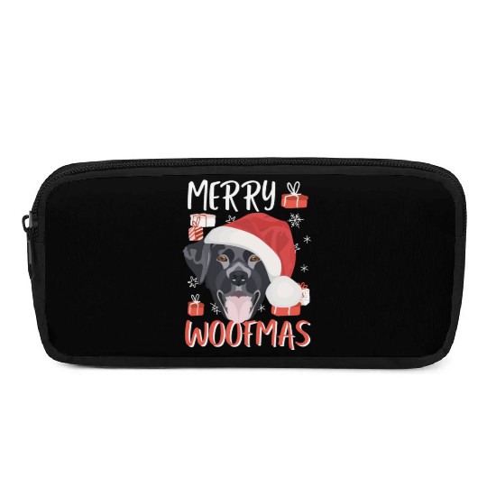 Labrador Merry Christmas Pencil Cases