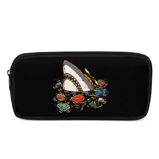 Back to School Shark Pencil Cases