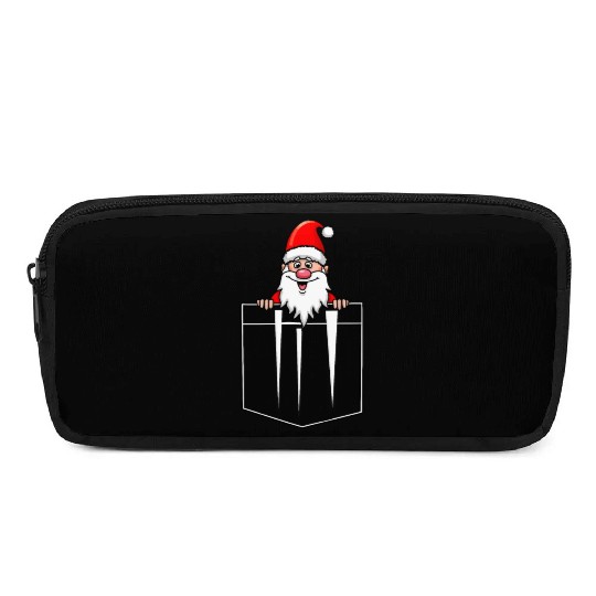 Santa Claus in breast pocket Pencil Cases