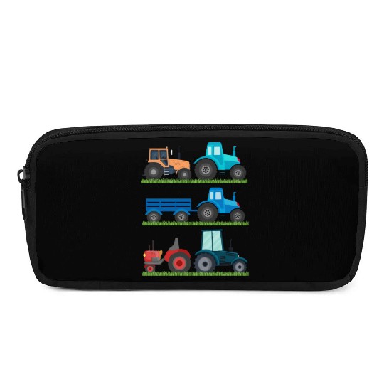 Farm Vehicles Boys Tractor Lover Pencil Cases