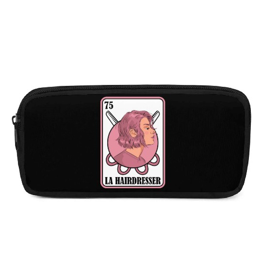 Hairdresser Hairstylist Card Pencil Cases
