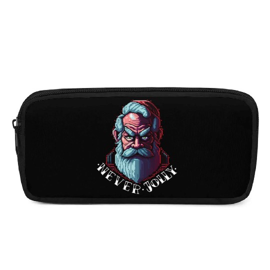 Grumpy Santa Pencil Cases