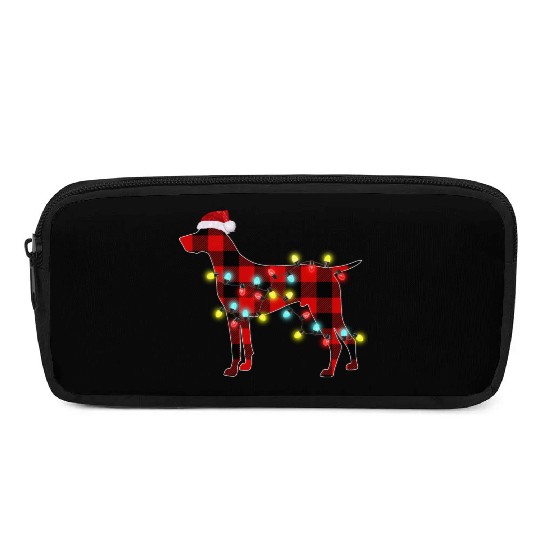 German Shorthaired Pointer Christmas Dog Lover Pencil Cases