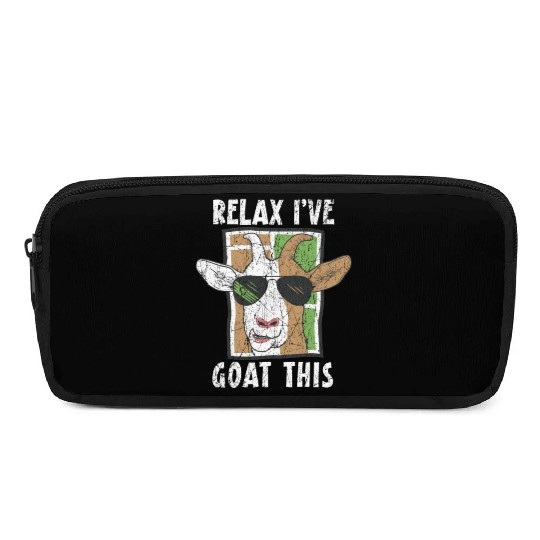 Relax I've Goat This Goat Whisperer Farm Animal Pencil Cases