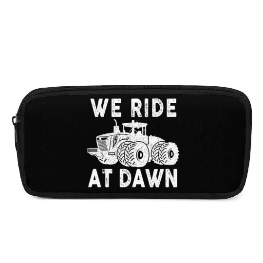 We Ride At Dawn Dad Lawn Mower Make Laugh Day Yard Pencil Cases