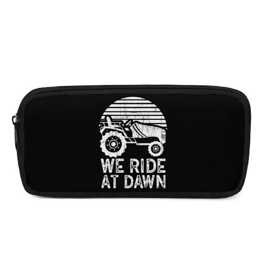 We Ride At Dawn Dad Lawn Mower Make Laugh Day Yard Pencil Cases