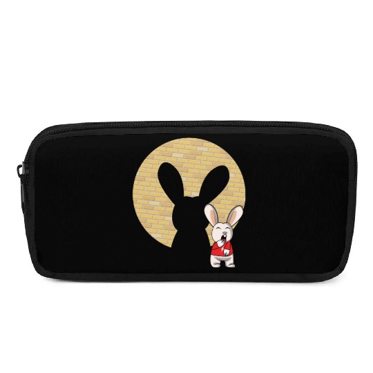 Rock Sign Kawaii Bunny Metal Music Heavy Rock Pencil Cases