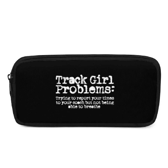 Track And Field Girl Athelitcs Running Sport Run Pencil Cases