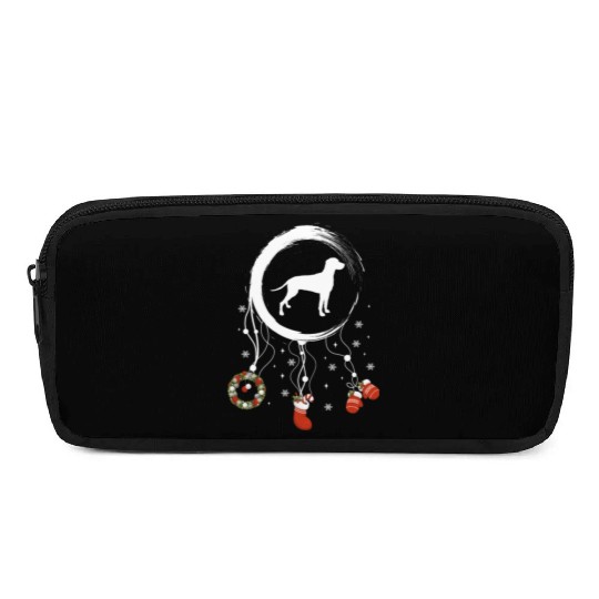 dog dreamcatcher Christmas Weimaraner Pencil Cases