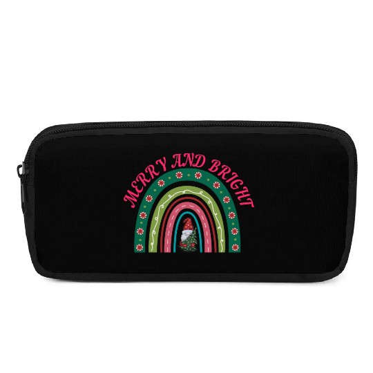 Merry and bright Christmas Pencil Cases