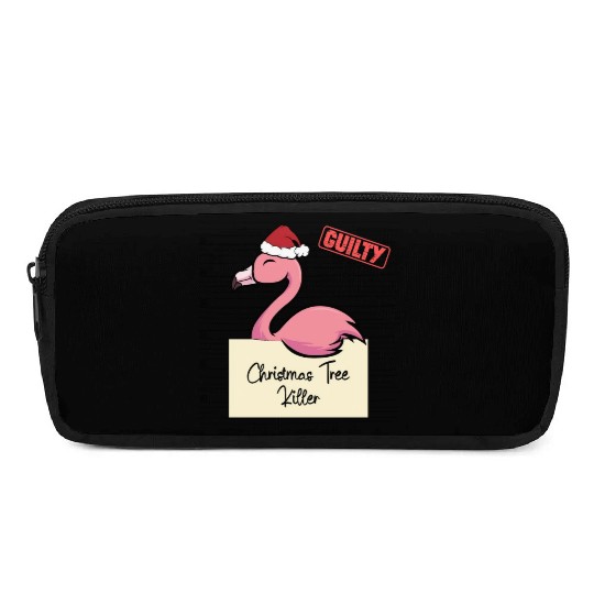 Flamingo christmas funny prison Pencil Cases