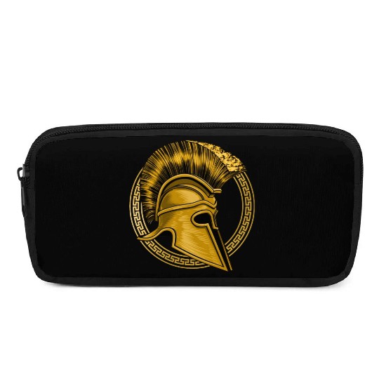 Gold Gladiator Sparta Greek Gym Workout Pencil Cases