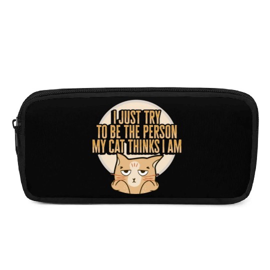 Cat Meme Design for a Cat Lady or Cat Mom Pencil Cases