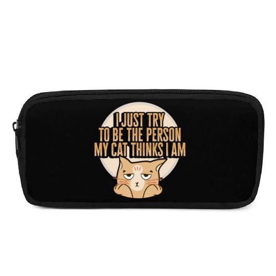 Cat Meme Design for a Cat Lady or Cat Mom Pencil Cases