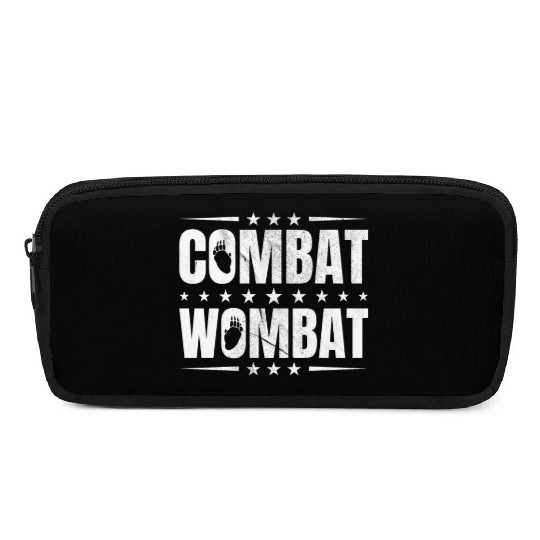 Combat Wombat For A Wombats Lover Pencil Cases