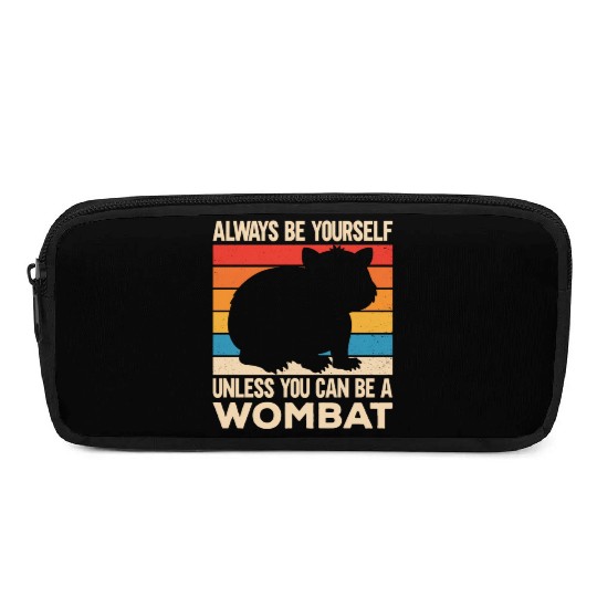 Native Australian Animal Lovers Cute Wombat Pencil Cases