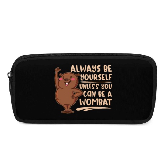 Native Australian Animal Lovers Cute Wombat Pencil Cases