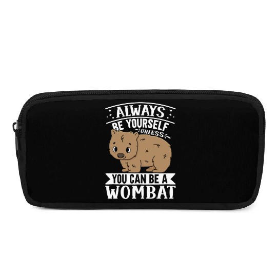 Native Australian Animal Lovers Cute Wombat Pencil Cases