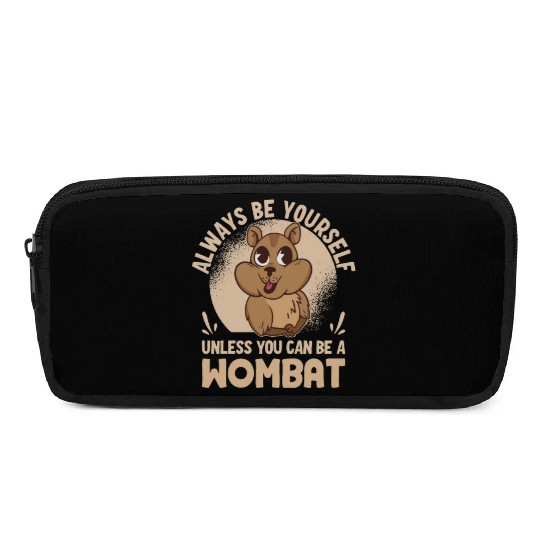 Native Australian Animal Lovers Cute Wombat Pencil Cases