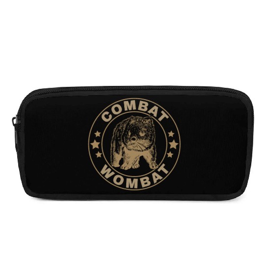 Combat Wombat For A Wombats Lover Pencil Cases