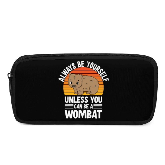 Cute Australian Wombat Quote Wombats Lover Pencil Cases