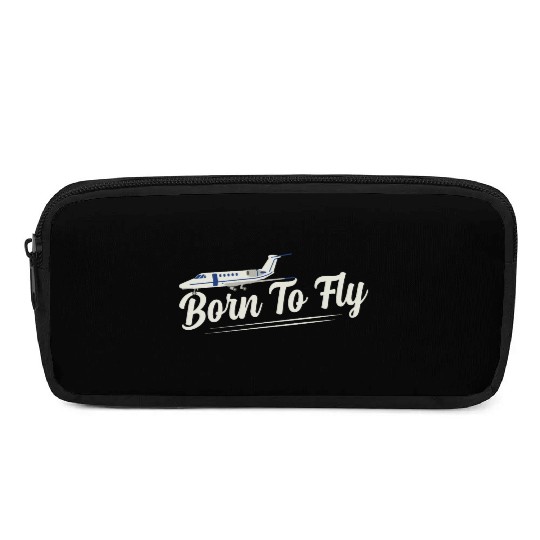 Born To Fly Airline Pilot Aviation Pencil Cases