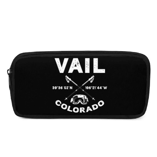 Vail Colorado, Skiing Pencil Cases