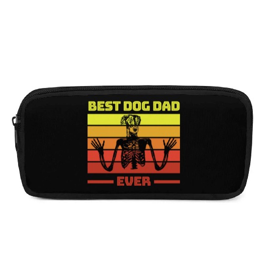 Best Dog Dad Ever Hunde Retro Pencil Cases