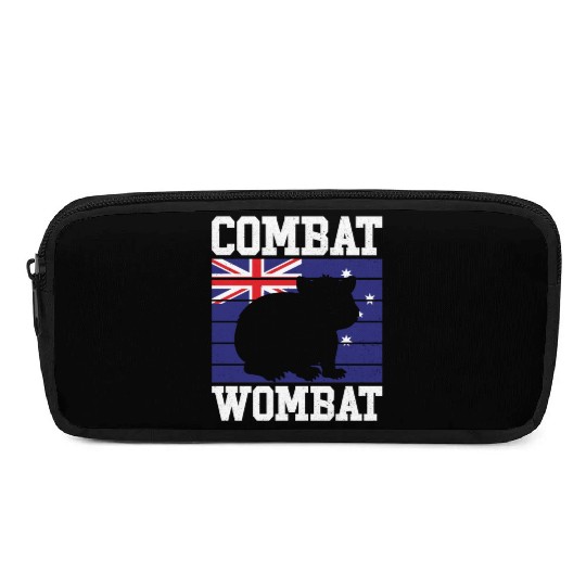 Combat Wombat For A Wombats Lover Pencil Cases