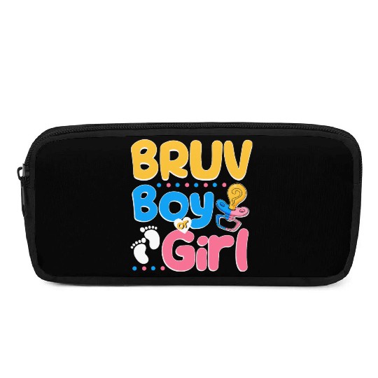 Pink or Blue Bruv Loves You Best Brother Ever Big Pencil Cases