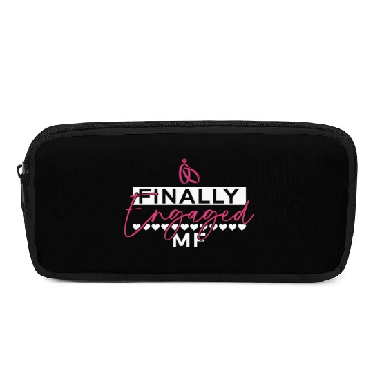 Finally Engaged MF - Bride Bachelorette Party Pencil Cases